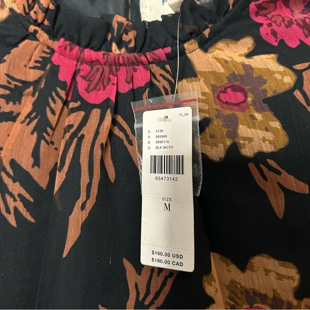 Anthropologie Porridge Puff-Sleeved Floral Mini Dress - Picture 8 of 16